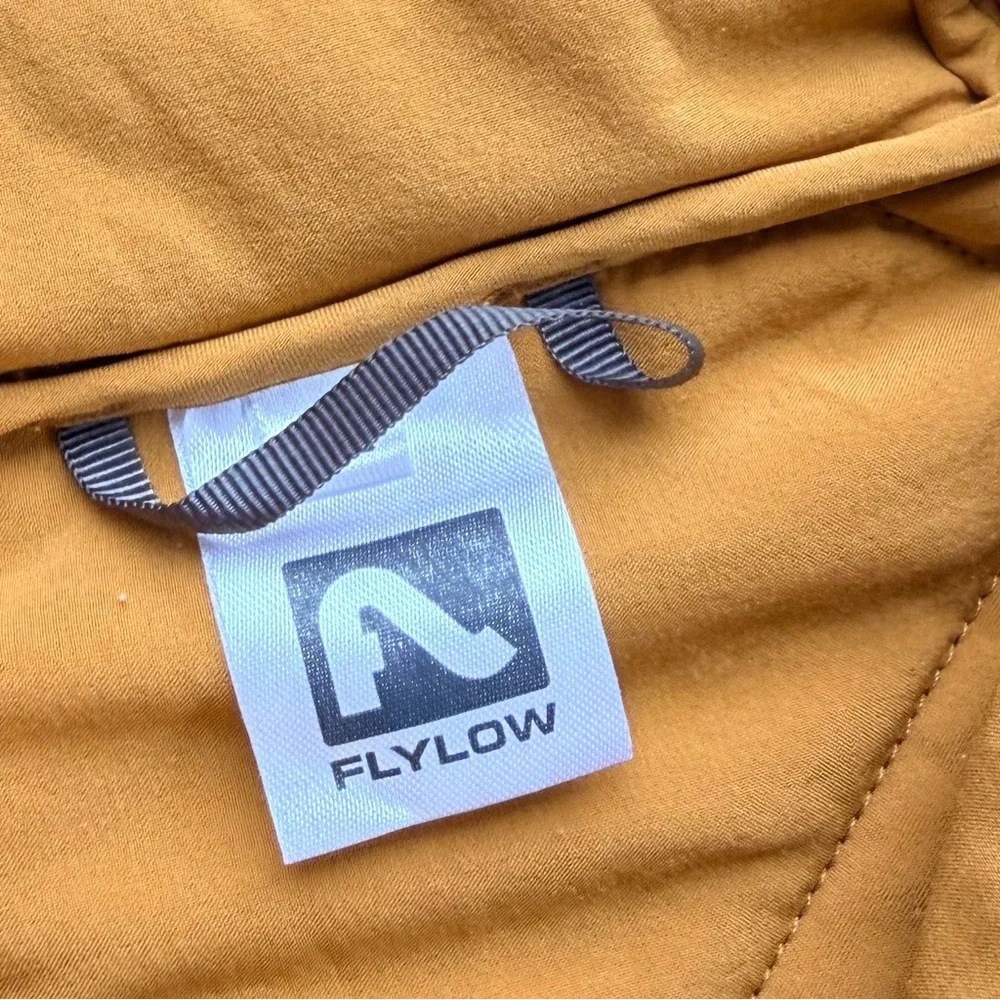 Flylow Quilted Parka Jacket Men Size XL High Fives Blue Outdoor Puffer - Picture 5 of 10